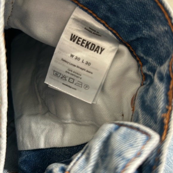 Weekday galaxy loose straight jeans - Picture 3 of 4